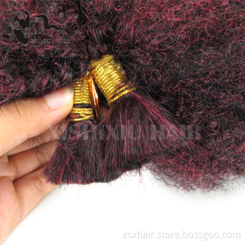 2016 competitive price best quality afro kinky hair extensions bulk for dreadlocks
